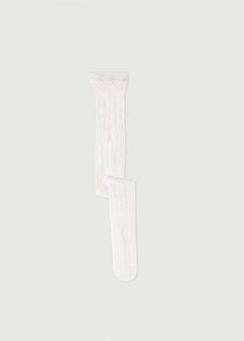 Calzedonia Fishnet Sport Strumpbyxor Barn Vita | SE1217BC