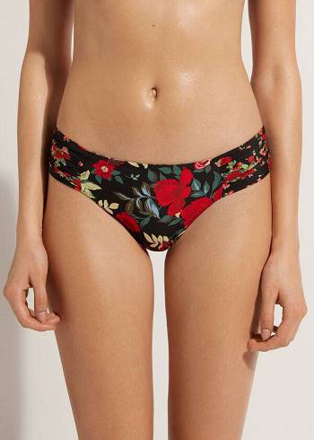 Calzedonia Reversible Ruched Nizza Bikiniunderdel Dam Rosa | SE2678TV