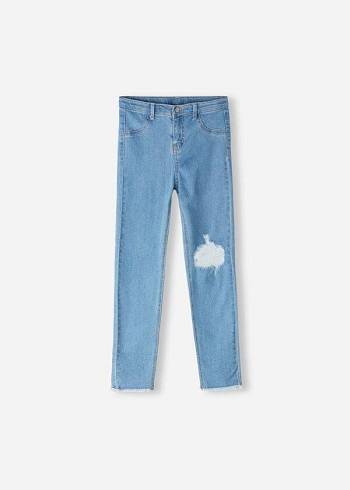 Calzedonia Ripped Stretch Mager Leggings Barn Blå | SE1053HK
