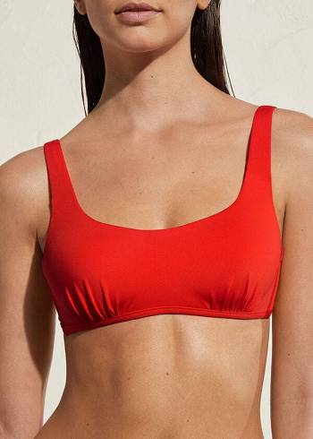 Calzedonia Tank Trend Indonesia Eco Bikinitoppar Dam Röda | SE2203CE