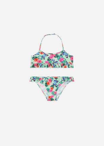 Calzedonia Two Piece Malibù Baddräkter Barn Gröna | SE1129FM